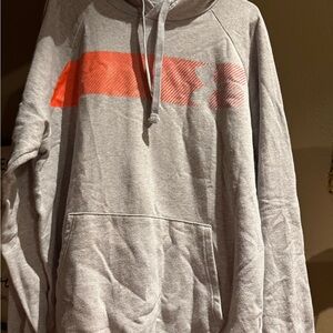 Gray and orange Men's Under Armour Hoodie